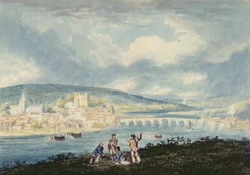 Rochester, vanuit het noorden, c.1790